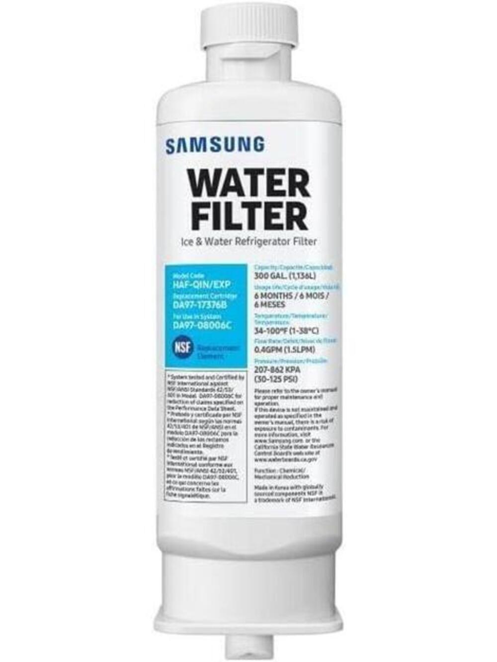 Sealed Genuine Samsung DA97-17376B - HAF-CIN/EXP Refrigerator Water Filter
